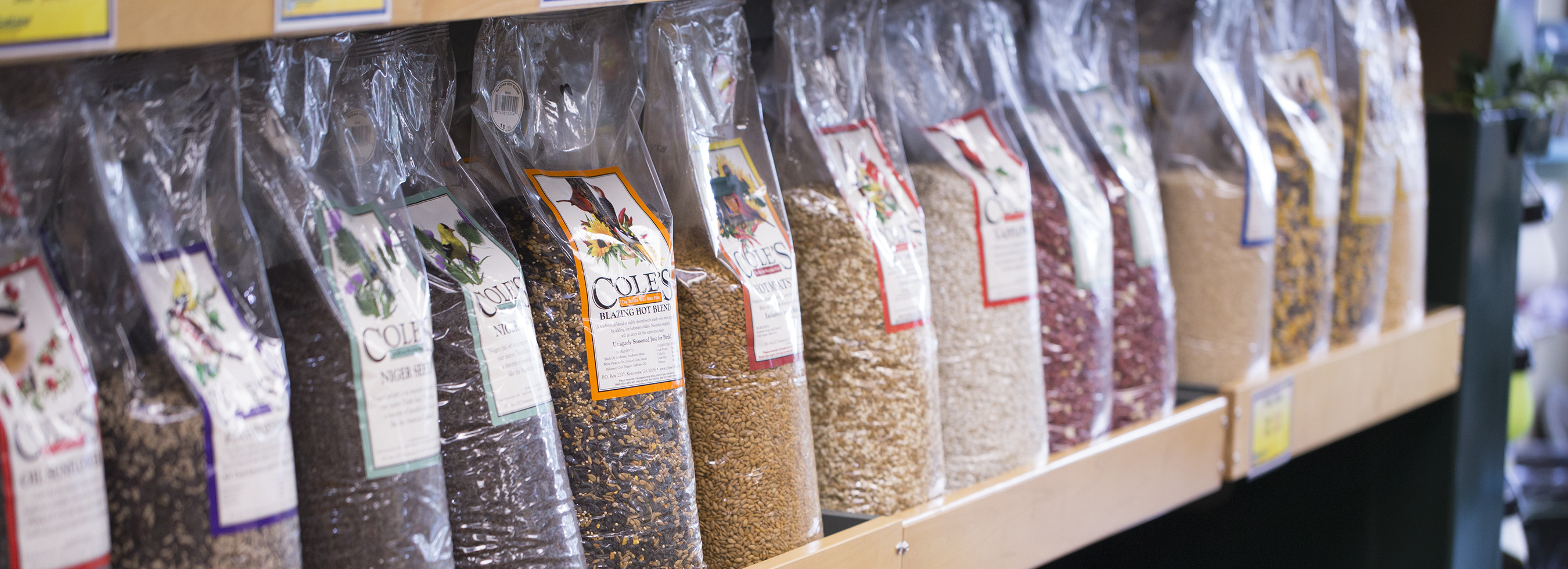 bird seed, bird food, Cole's wild bird products