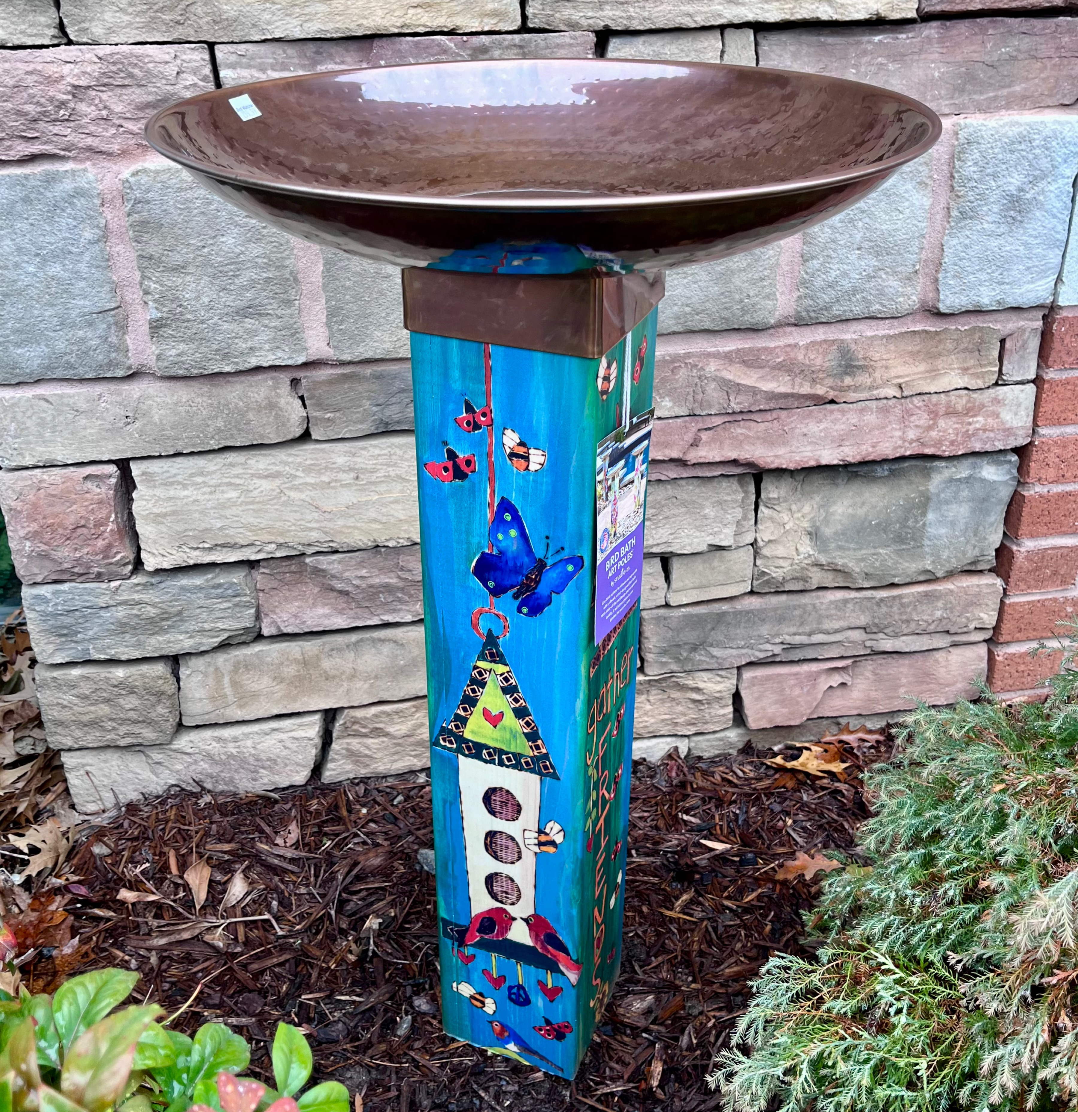 Garden decor available at Bird Watcher Supply Company