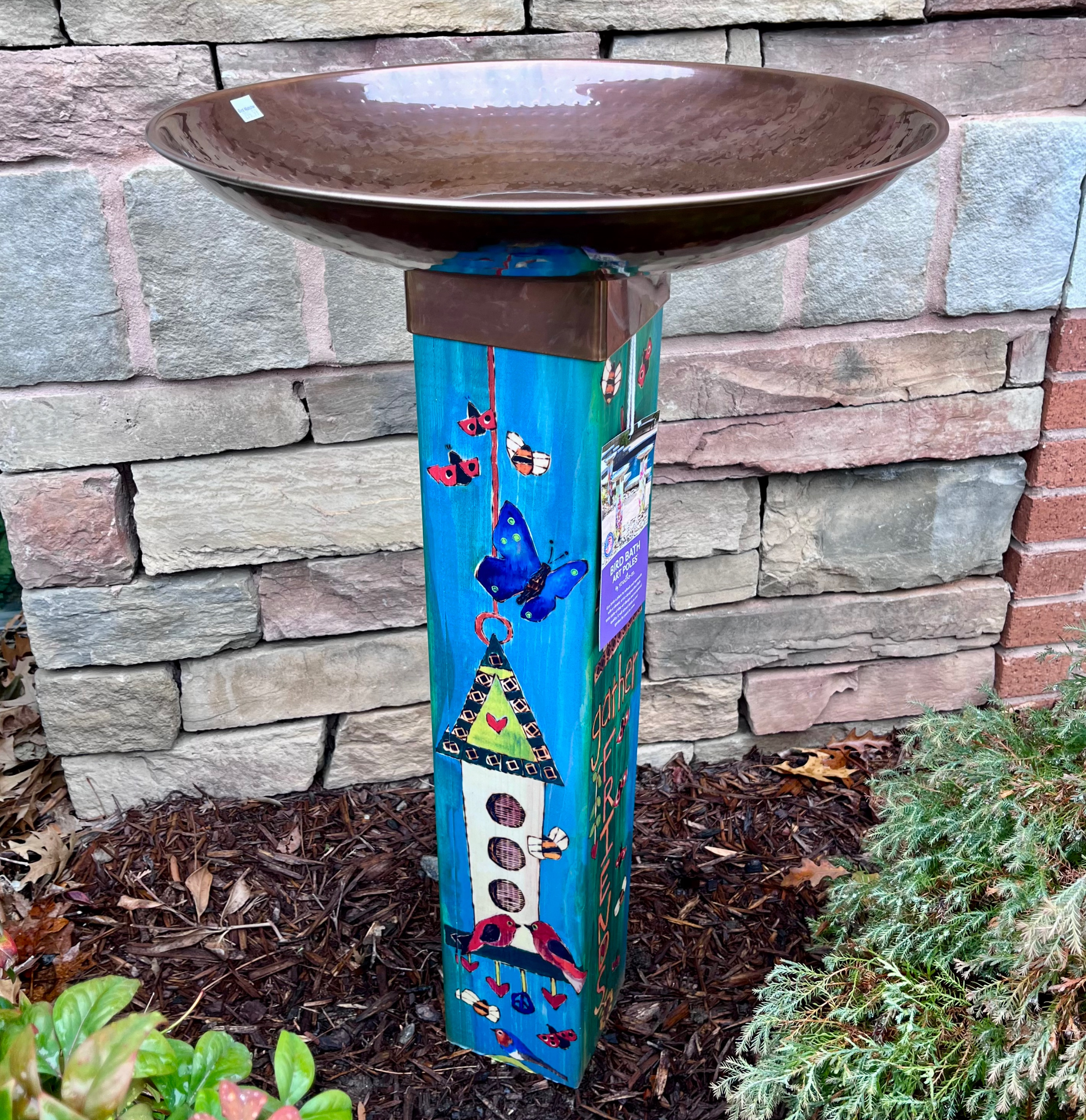 Garden decor available at Bird Watcher Supply Company